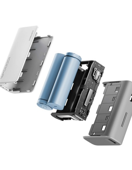 
Nešiojamoji baterija 10000mAh USB-A USB-C 30W - pilka
