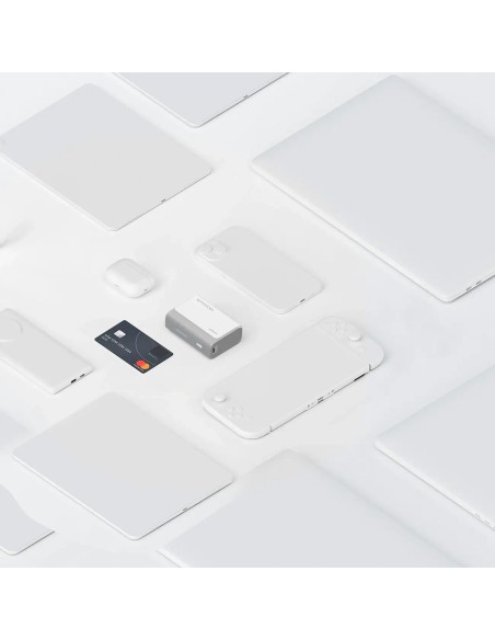 
Nešiojamoji baterija 10000mAh USB-A USB-C 30W - pilka
