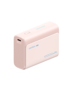 
Nešiojamoji baterija 10000mAh USB-C USB-A 30W - rožinė
