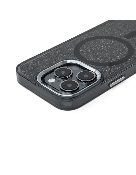 
„Samsung Galaxy S26 Ultra“ blizgučių dėklas „MagSafe“ – juodas
