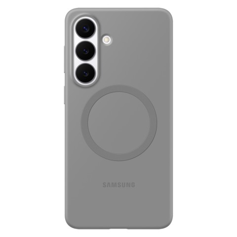 
„Samsung Galaxy S26“ silikoninis dėklas su magnetu „MagSafe“ – pilkas
