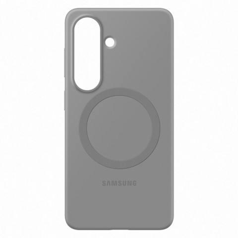 
„Samsung Galaxy S26“ silikoninis dėklas su magnetu „MagSafe“ – pilkas
