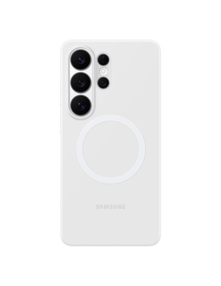 
„Samsung Galaxy S26 Ultra“ silikoninis dėklas su magnetu „MagSafe“ – baltas
