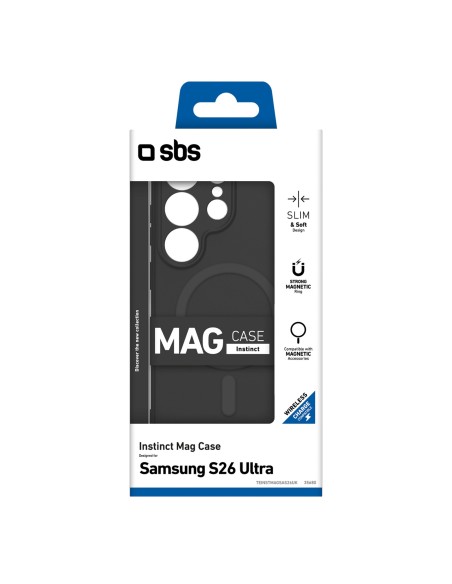 
„Samsung Galaxy S26 Ultra Instinct MagSafe“ dėklas – juodas
