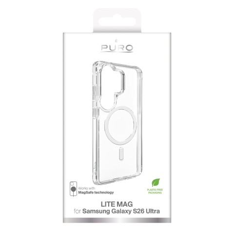 
Samsung Galaxy S26 Ultra LITE MAG MagSafe apsauginis dėklas - skaidrus
