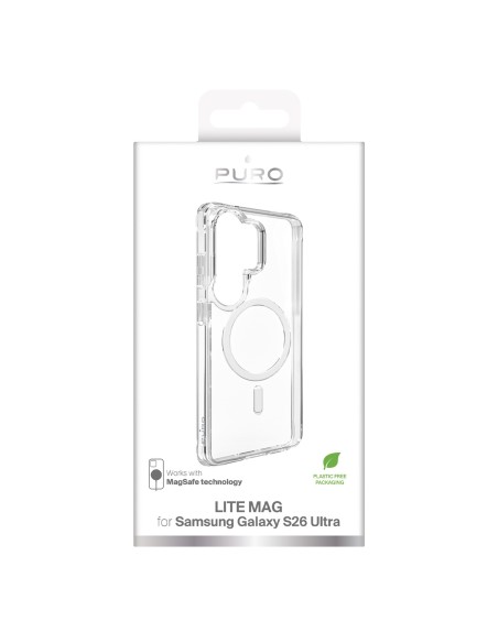 
Samsung Galaxy S26 Ultra LITE MAG MagSafe apsauginis dėklas - skaidrus
