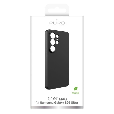 
Apsauginis silikoninis dėklas, skirtas „Samsung Galaxy S26 Ultra“ - juodas
