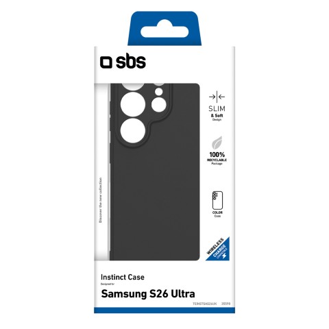 
„Samsung Galaxy S26 Ultra Instinct“ dėklas – juodas
