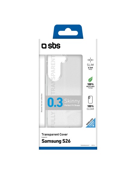 
„Samsung Galaxy S26“ plonas dėklas – permatomas
