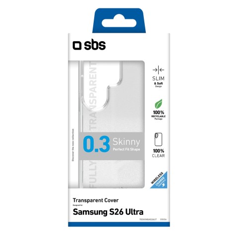 
„Samsung Galaxy S26“ itin plonas dėklas – skaidrus
