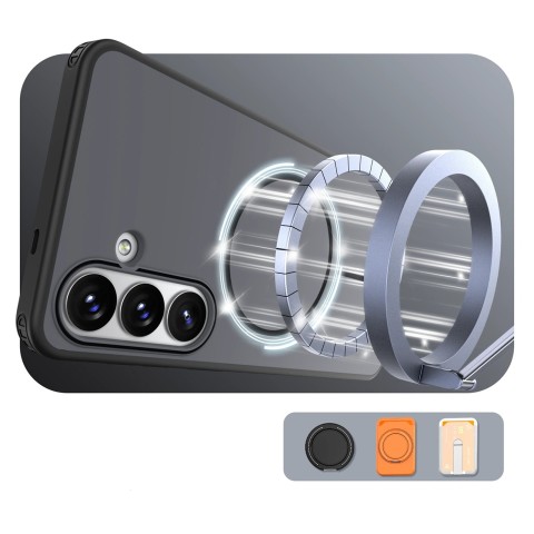 
„Samsung Galaxy A37 Hybrid Armor T“ dėklas - juodas
