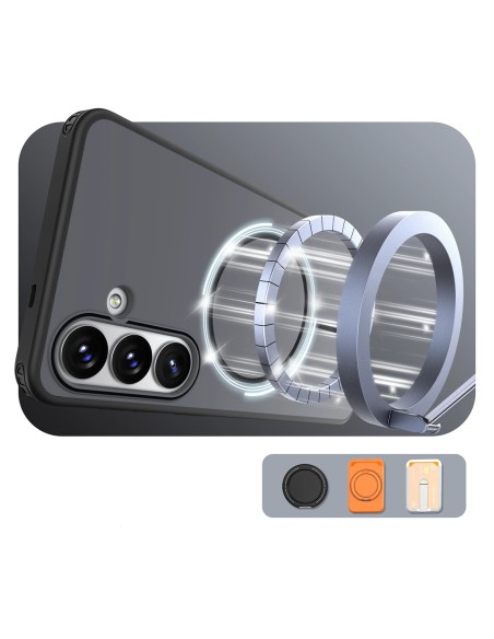 
„Samsung Galaxy A37 Hybrid Armor T“ dėklas - juodas
