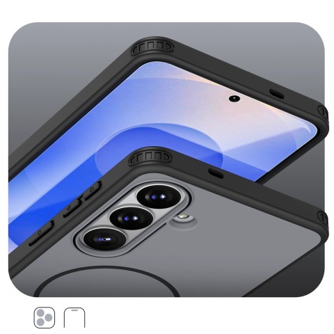 
„Samsung Galaxy A37 Hybrid Armor T“ dėklas - juodas
