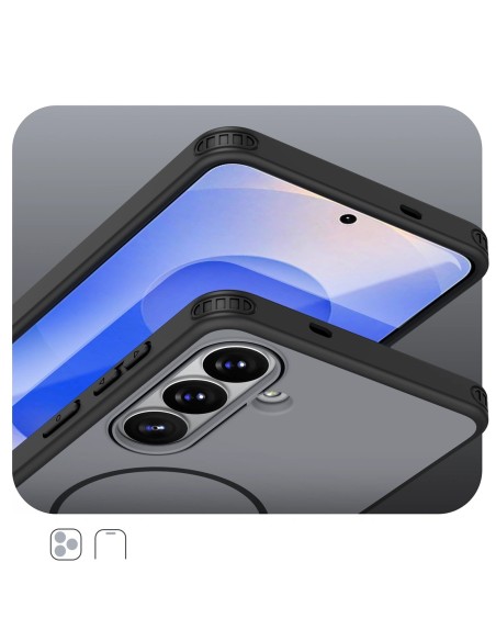 
„Samsung Galaxy A37 Hybrid Armor T“ dėklas - juodas
