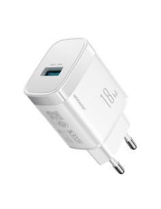 
18 W USB-A sieninis įkroviklis – baltas
