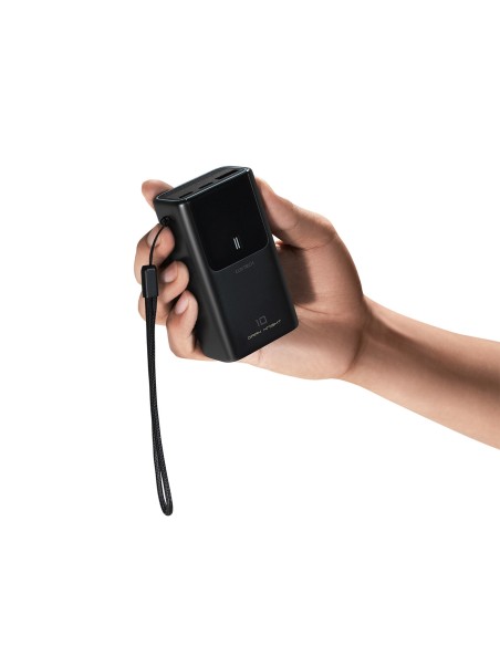 
Nešiojamoji baterija 10000mAh USB-A USB-C 55W - pilka
