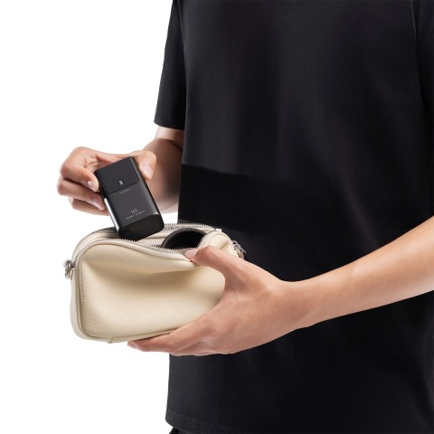 
Nešiojamoji baterija 10000mAh USB-A USB-C 55W - pilka
