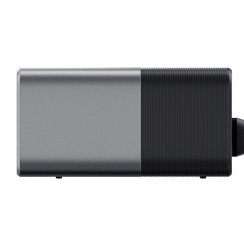 
5 viename įkrovimo stotelė su skaitmeniniu ekranu, USB-A, USB-C, 300 W, sidabrinė
