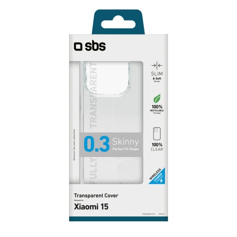 
„Xiaomi 15 Skinny Cover“ dėklas – skaidrus
