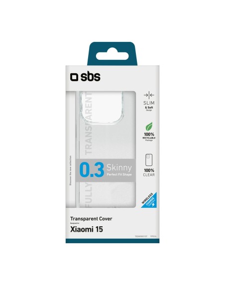 
„Xiaomi 15 Skinny Cover“ dėklas – skaidrus
