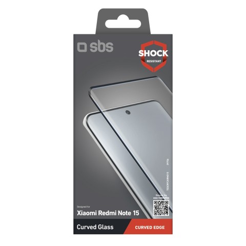 
Grūdintas stiklas Xiaomi Redmi Note 15 telefonui Screenglass 4D
