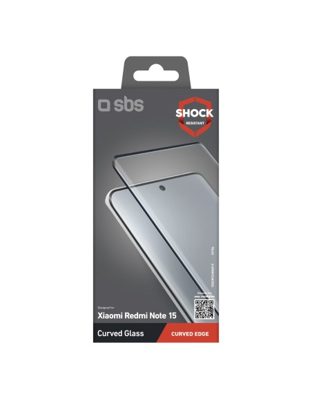 
Grūdintas stiklas Xiaomi Redmi Note 15 telefonui Screenglass 4D
