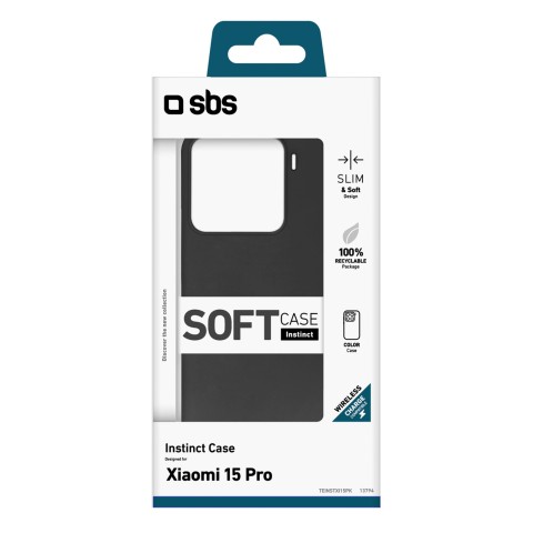 
„Xiaomi 15 Pro Instinct“ dėklas – juodas
