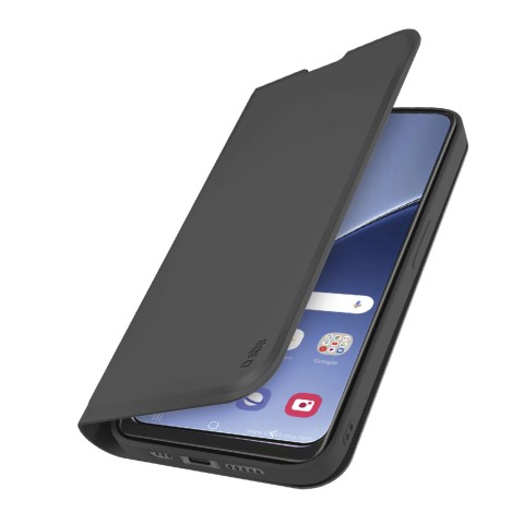 
„Xiaomi 15 Pro“ piniginės formos lygus atverčiamas dėklas – juodas
