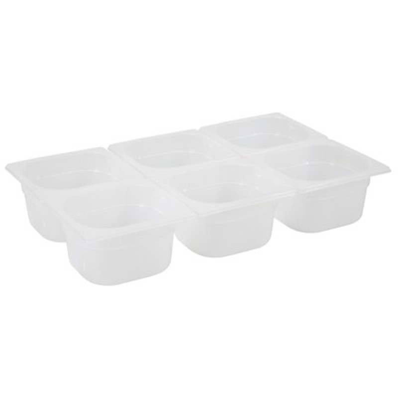Gastronorm konteineris pagamintas iš polipropileno GN 1/6 h. 150 mm - Hendi 880418