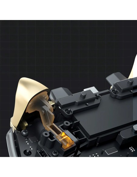 
„G5Pro Premium Edition“ belaidis žaidimų valdiklis su įkrovimo stotele – juodas ir auksinis
