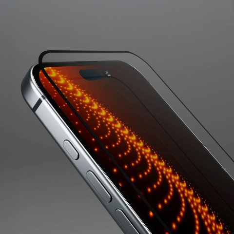 
Grūdintas stiklas iPhone 13/ 13 Pro/ 14/ 16e/ 17e su D3O aplikatoriumi
