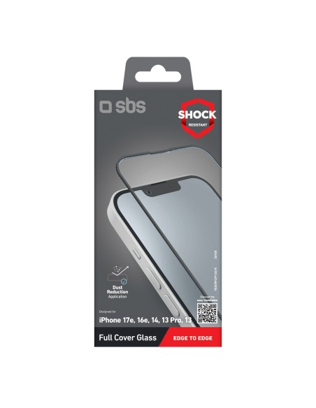 
Grūdintas stiklas iPhone 13/ 13 Pro/ 14/ 16e/ 17e pilnam dangteliui

