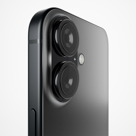 
Grūdintas stiklas „iPhone 16“ / „iPhone 16 Plus“ kameros objektyvui, skirtas individualiam kameros objektyvui
