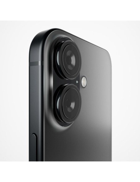 
Grūdintas stiklas „iPhone 16“ / „iPhone 16 Plus“ kameros objektyvui, skirtas individualiam kameros objektyvui
