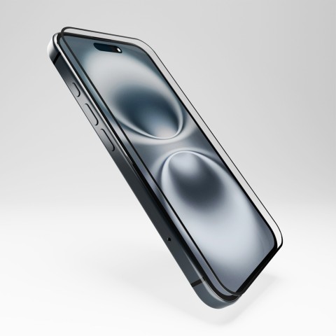 
Hibridinis stiklas su juodu rėmeliu, skirtas „iPhone 16 Plus“ / „iPhone 15 Pro Max“ / „iPhone 15 Plus“ lanksčiam stiklu...