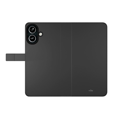 
2 viename PU odos dėklas su atvartu ir dėklu, skirtas „iPhone 16“ su nuimamu „MagSafe“ dėklu – juodas
