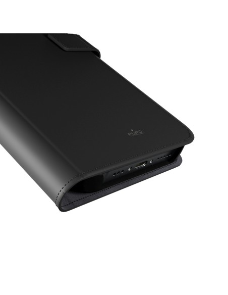 
2 viename PU odos dėklas su atvartu ir dėklu, skirtas „iPhone 16“ su nuimamu „MagSafe“ dėklu – juodas
