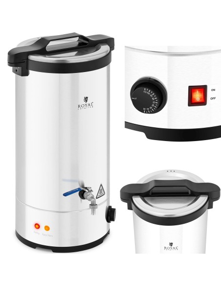 Nerūdijančio plieno alaus košės virdulys 30-110C 2500W 30L Nerūdijančio plieno alaus košės virdulys 30-110C 2500W 30L