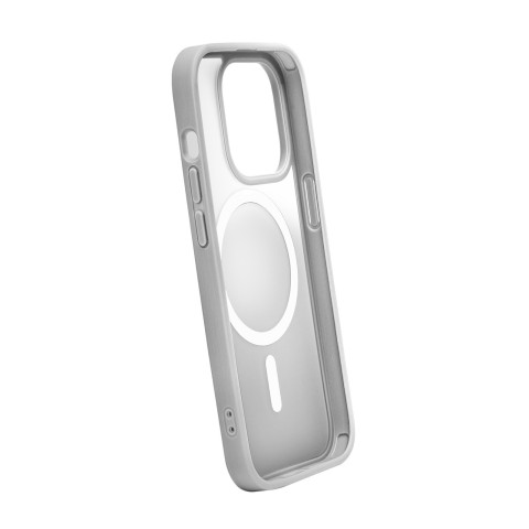 
Silikoninis dėklas, skirtas „iPhone 15 Pro Max Gradient MagSafe“ – sidabrinis
