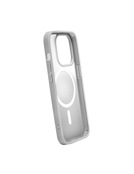 
Silikoninis dėklas, skirtas „iPhone 15 Pro Max Gradient MagSafe“ – sidabrinis
