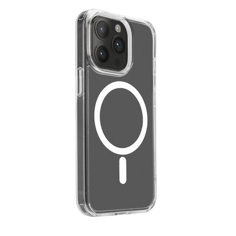 
„iPhone 15 Pro Lite“ „MagSafe“ silikoninis dėklas – skaidrus
