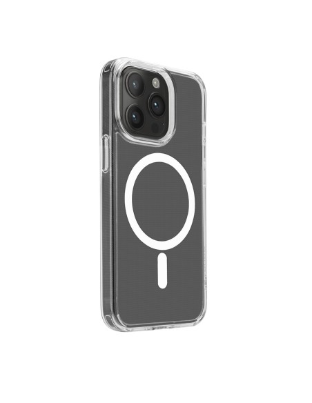 
„iPhone 15 Pro Lite“ „MagSafe“ silikoninis dėklas – skaidrus
