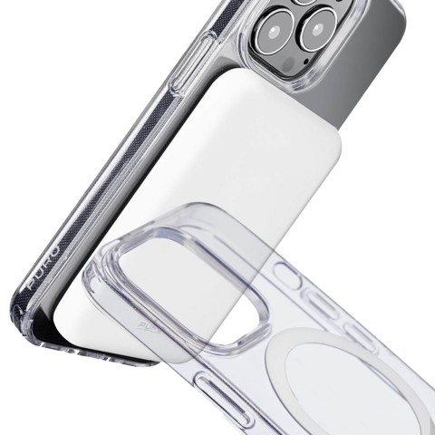 
„iPhone 14 Pro Lite“ „MagSafe“ silikoninis dėklas – skaidrus
