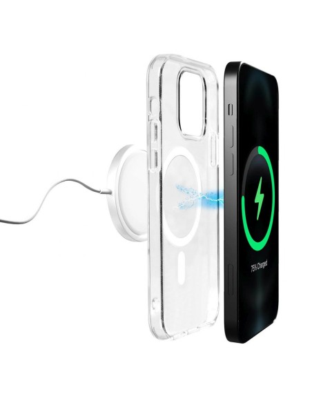 
iPhone 14 / 13 Lite MagSafe silikoninis dėklas – skaidrus
