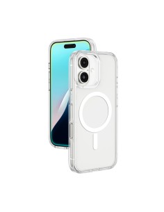 
Silikoninis dėklas su magnetiniu žiedu, skirtas „iPhone 16“ – skaidrus
