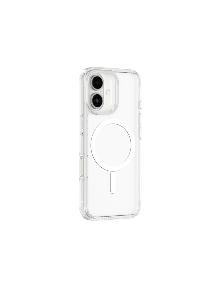 
Silikoninis dėklas su magnetiniu žiedu, skirtas „iPhone 16“ – skaidrus
