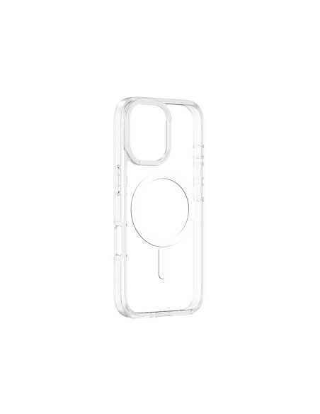 
Silikoninis dėklas su magnetiniu žiedu, skirtas „iPhone 16“ – skaidrus
