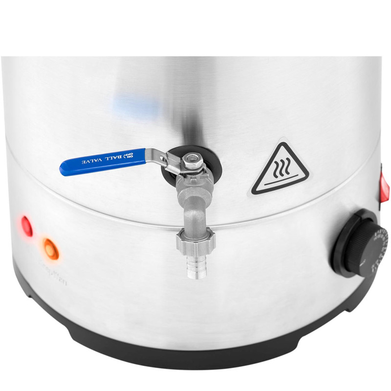 Nerūdijančio plieno alaus košės virdulys 30-110C 2500W 30L
