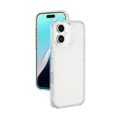 
Silikoninis dėklas, skirtas „iPhone 16 Plus Minimal Case“ – skaidrus
