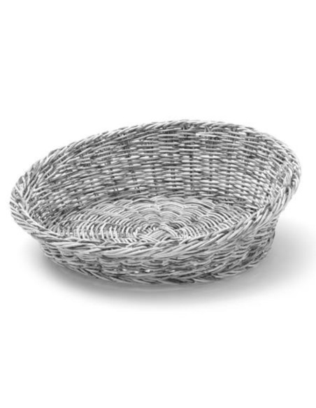 Vitrinos krepšelis duonos vaisiams įstrižas apvalus skersmuo. 370 mm pilka – Hendi 426586 Vitrinos krepšelis duonos vaisiams įstrižas apvalus skersmuo. 370 mm pilka – Hendi 426586